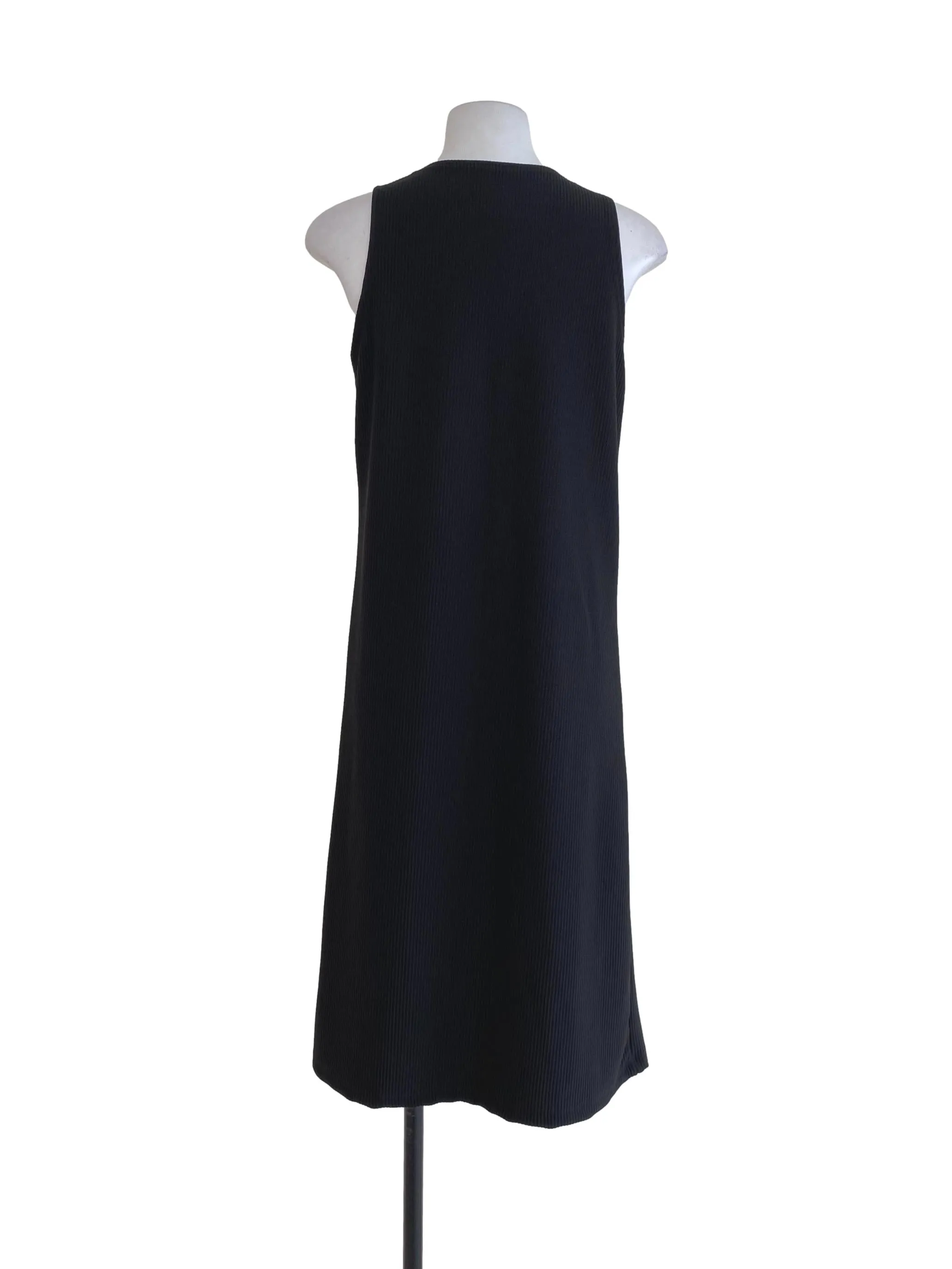 Black Plain Shift Dress