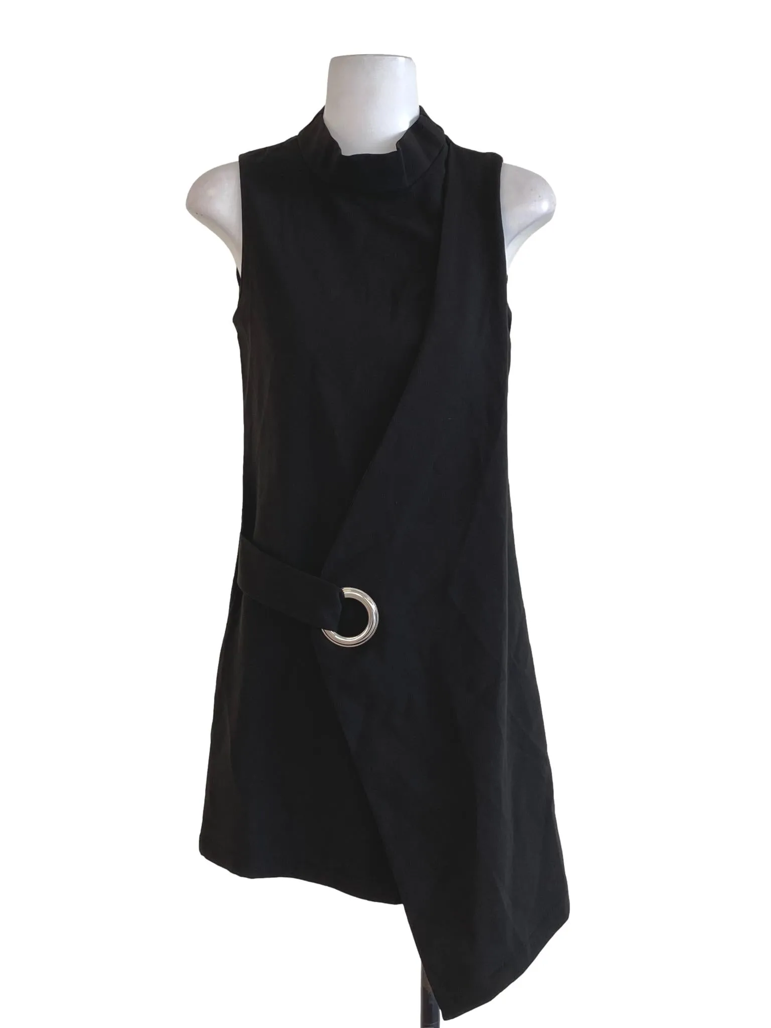 Black Plain Shift Dress