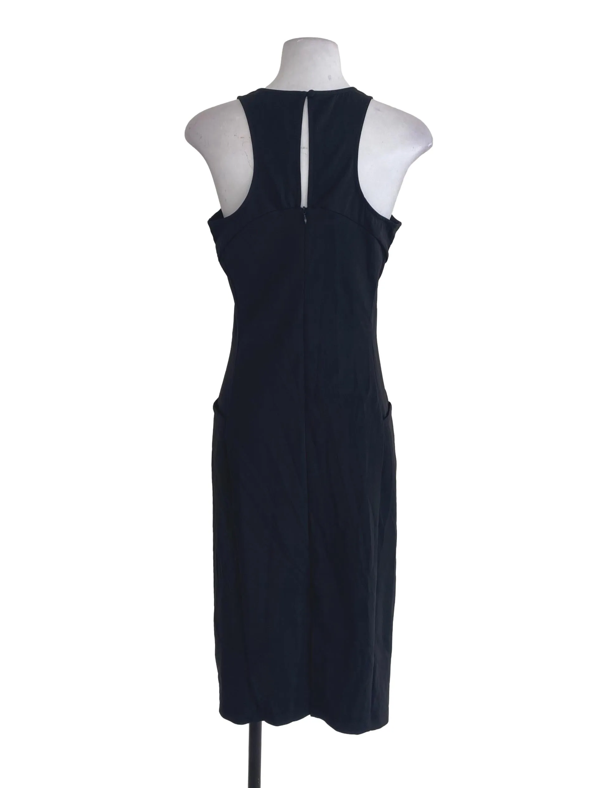 Black Plain Shift Dress