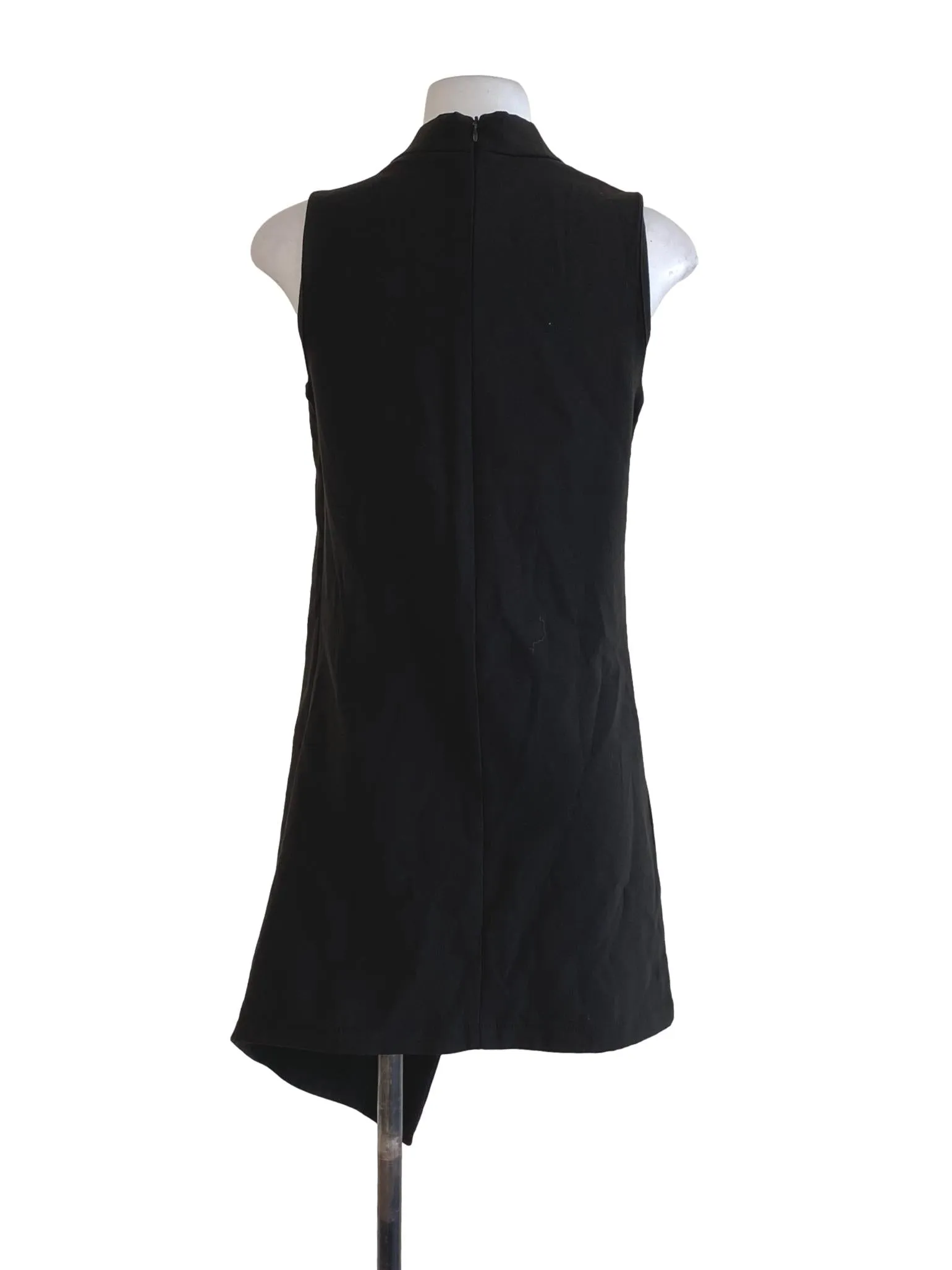 Black Plain Shift Dress