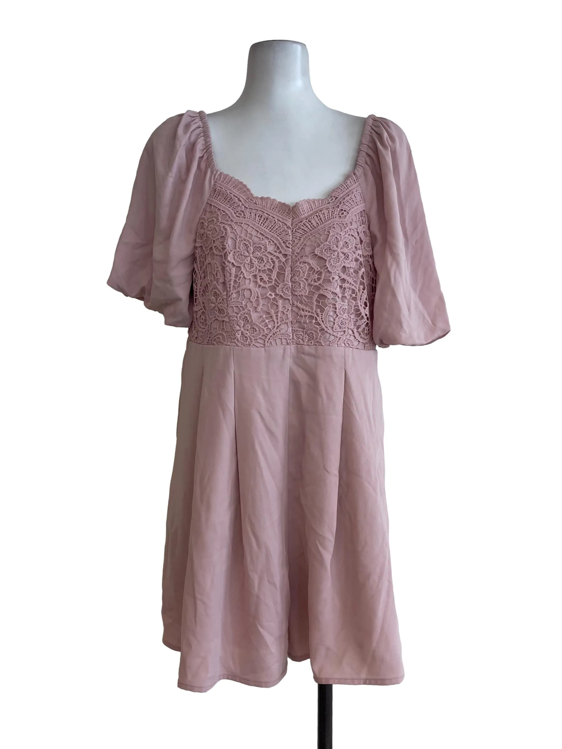 Black Round Neck Shift Dress
