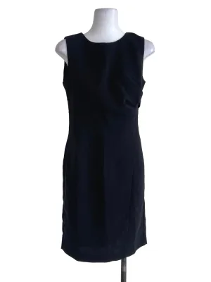 Black Sleeveless Shift Dress