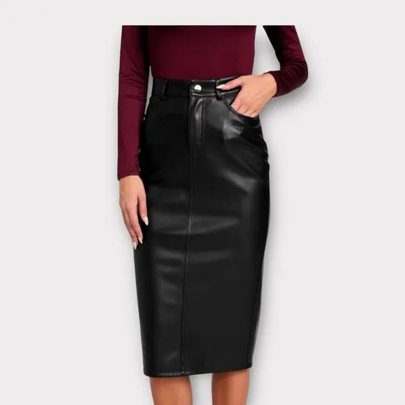 BlankNYC Faux Leather Pencil Skirt