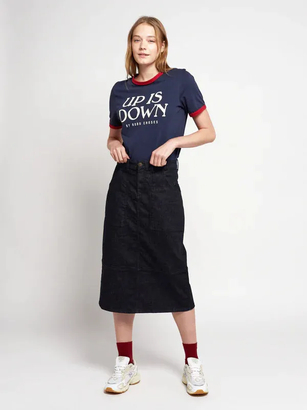 Bobo Choses pencil denim skirt