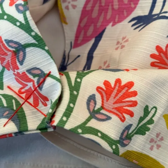 BODEN Gabriella Pencil Skirt - Tropical Floral Flamingo Design - Women’s 16/18