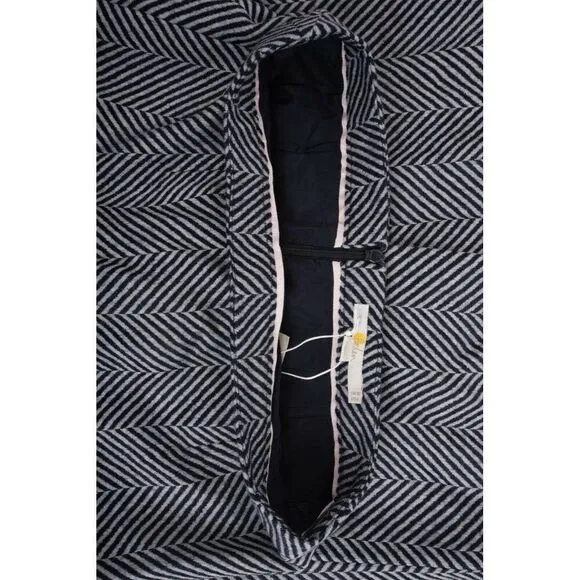 Boden Womens Freya Pencil Skirt UK 10 US 6 Navy Blue White Knee Length NWT