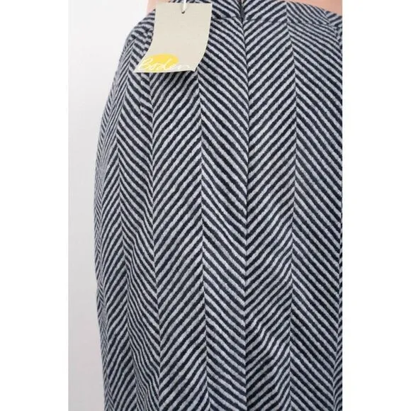 Boden Womens Freya Pencil Skirt UK 10 US 6 Navy Blue White Knee Length NWT