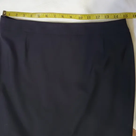 Boss Black Virgin Wool Pencil Skirt