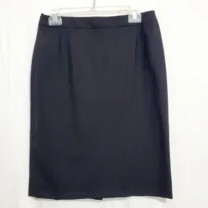 Boss Black Virgin Wool Pencil Skirt