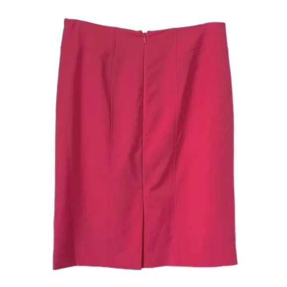 Boss Hugo Boss Vilonie Virgin Wool Blend Coral/Salmon Pencil Skirt Size 10