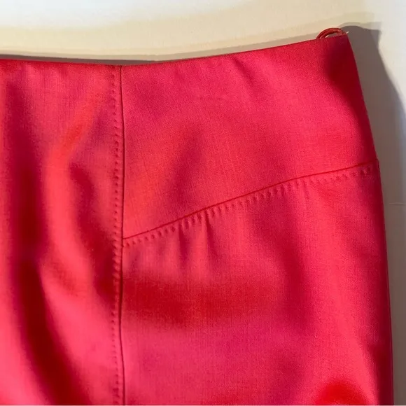 Boss Hugo Boss Vilonie Virgin Wool Blend Coral/Salmon Pencil Skirt Size 10