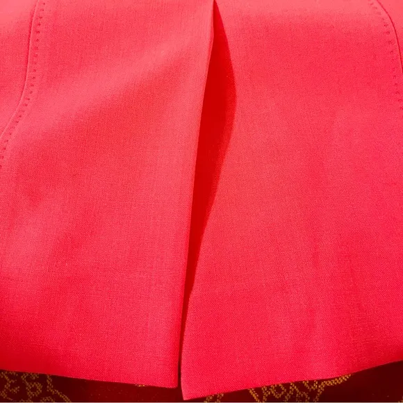 Boss Hugo Boss Vilonie Virgin Wool Blend Coral/Salmon Pencil Skirt Size 10