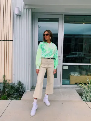 Boyish Babe Pant// Cream