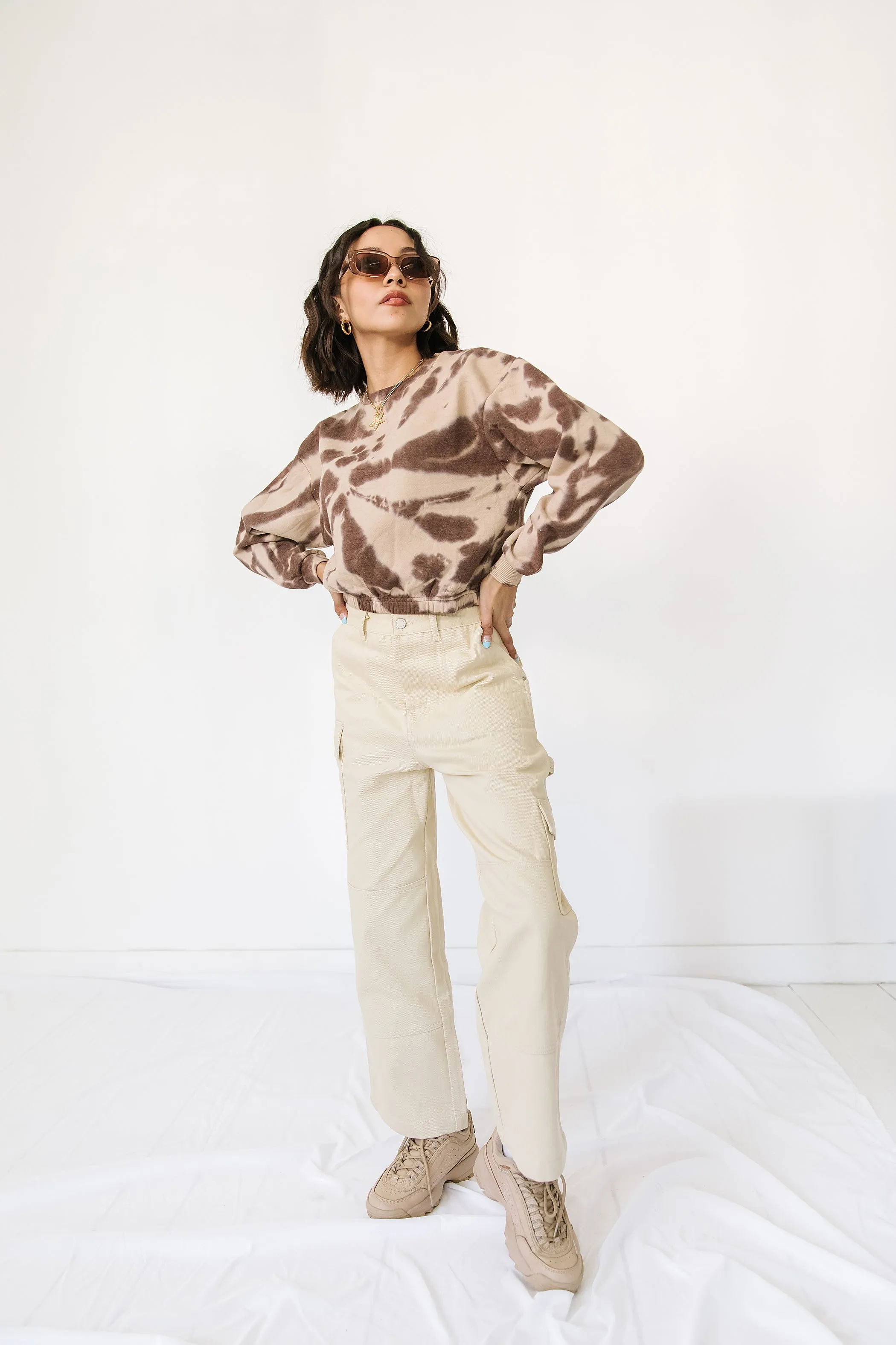 Boyish Babe Pant// Cream