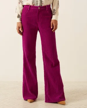Bunny Violet Velvet Pant