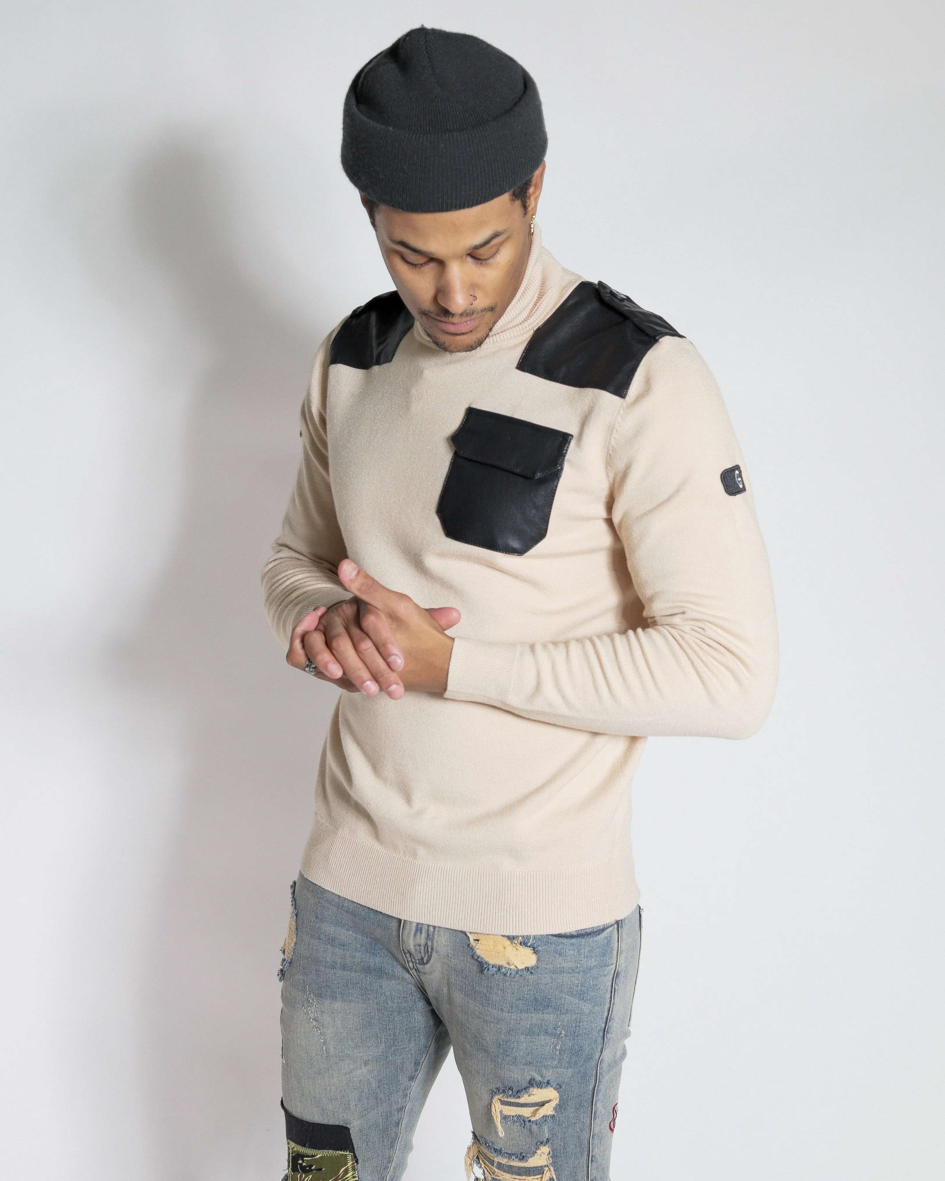 Burke Turtleneck - Cream