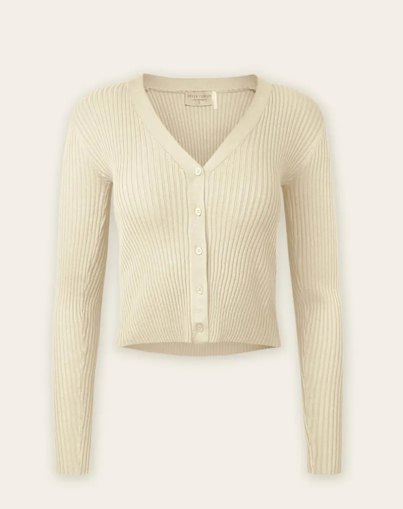 Button Down V Neck Sweater