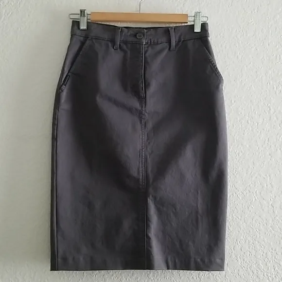 Calvin Klein Jeans Pencil Skirt Gray Size S Small