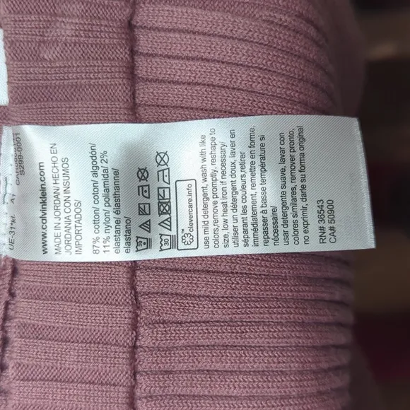 Calvin Klein Solid Ribbed Knit Midi Pencil Skirt NWT