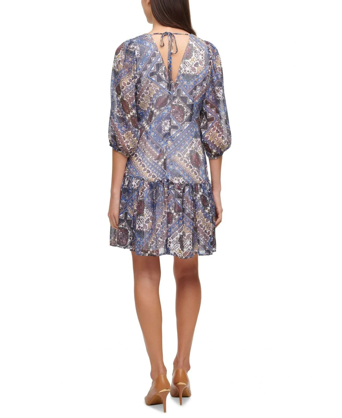 Calvin Klein Women's Printed Shift Dress