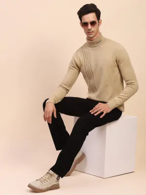 Camla Barcelona Cable Knit Turtleneck Sweater