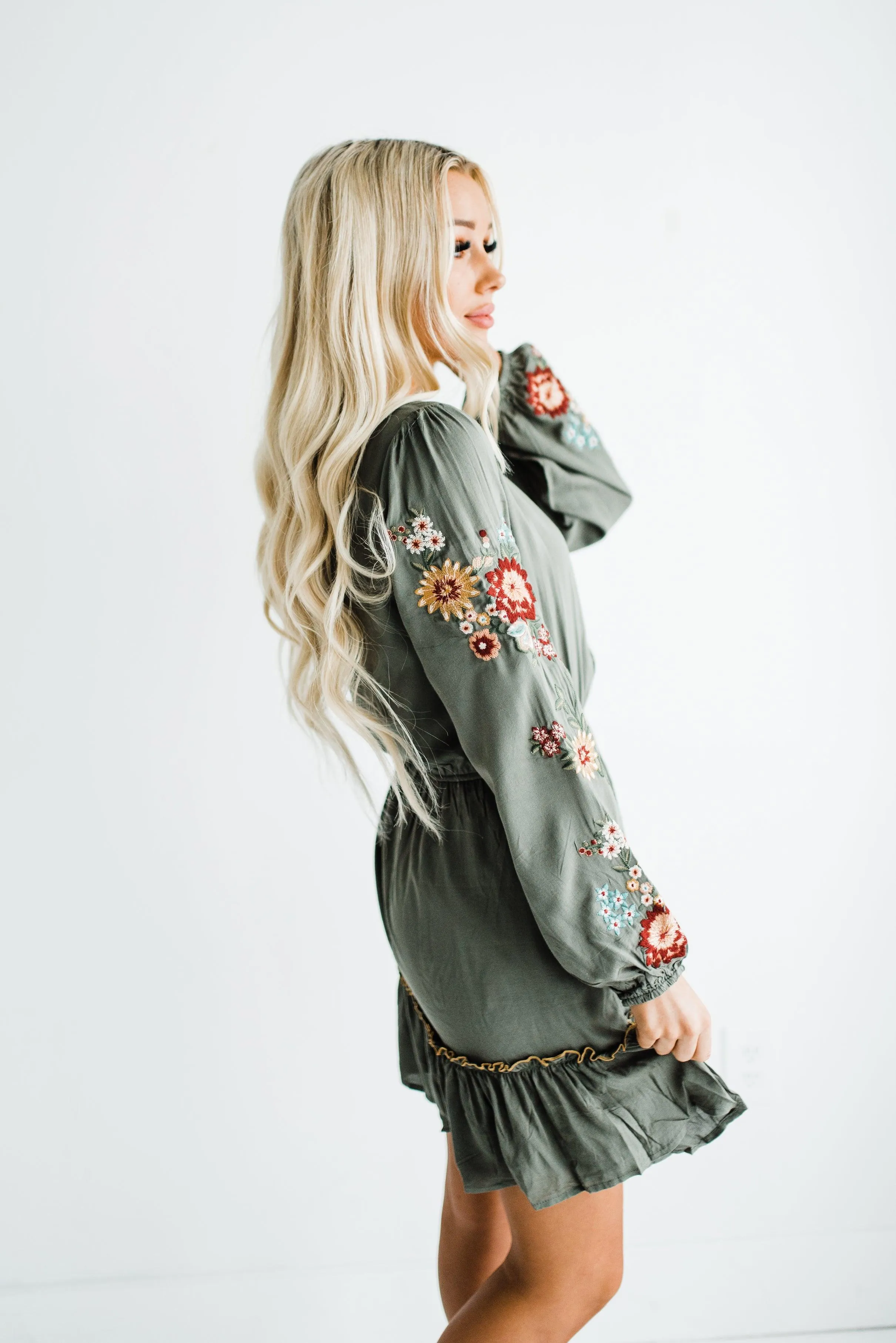 Cammy Dress in Olive