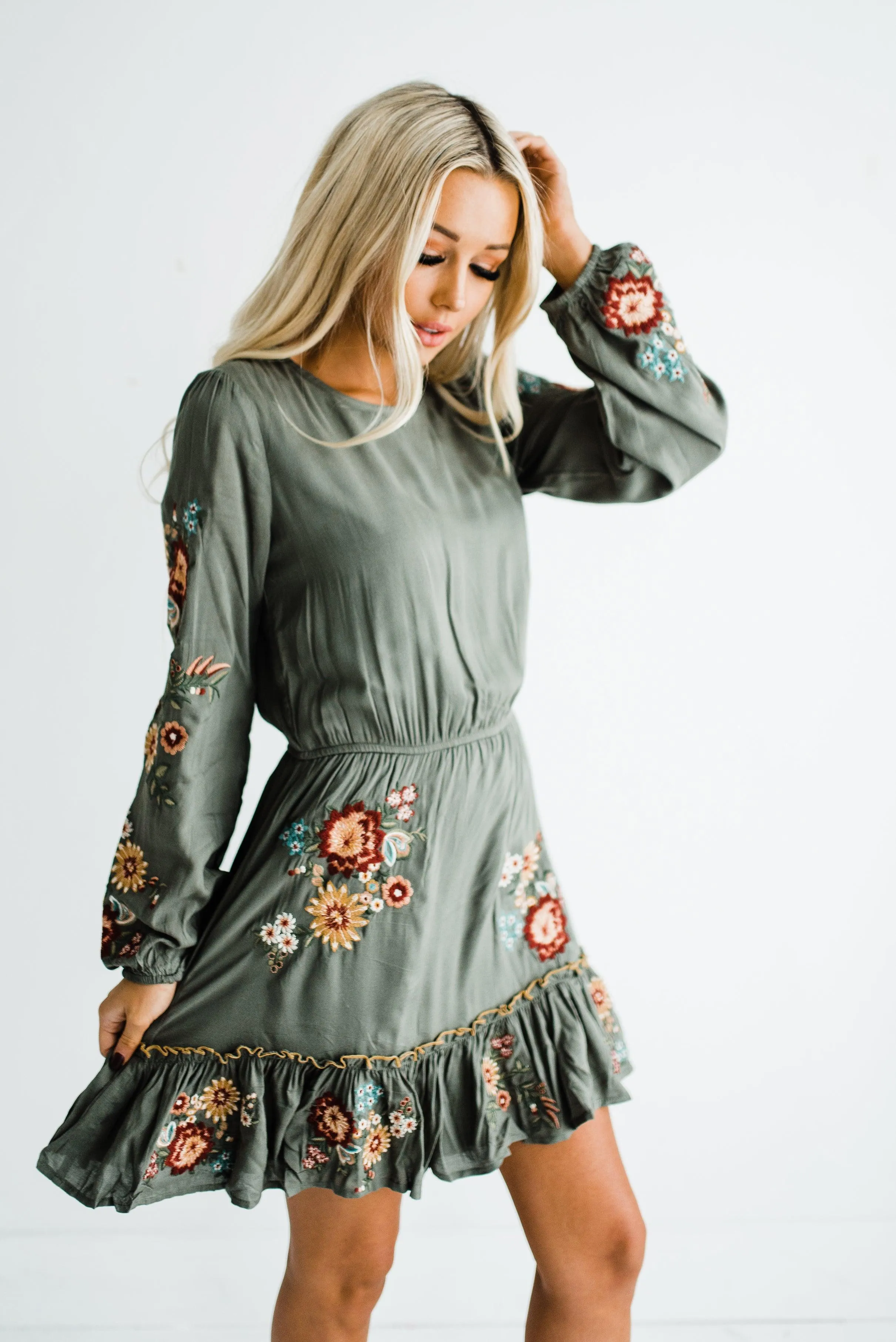 Cammy Dress in Olive