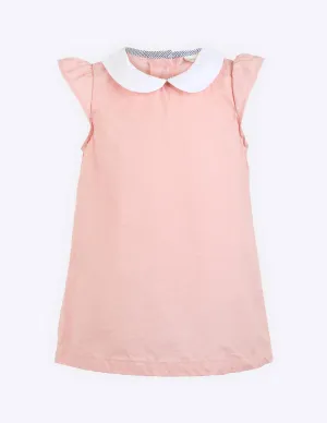 Cap Sleeve Shift Dress Pink