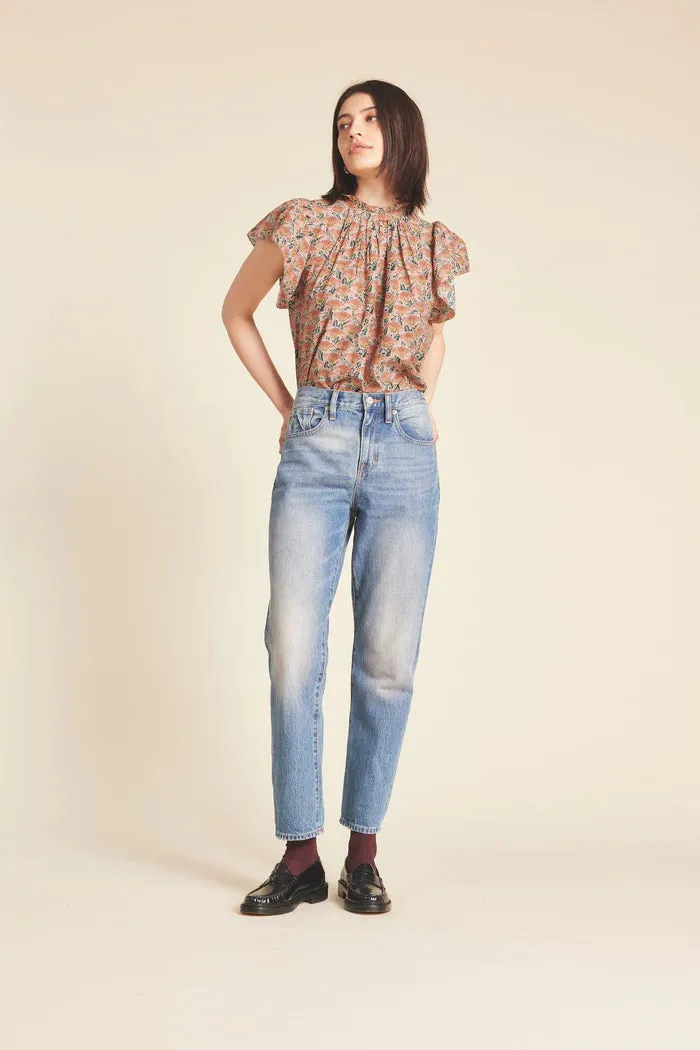 Carla Blouse - Fan Flower