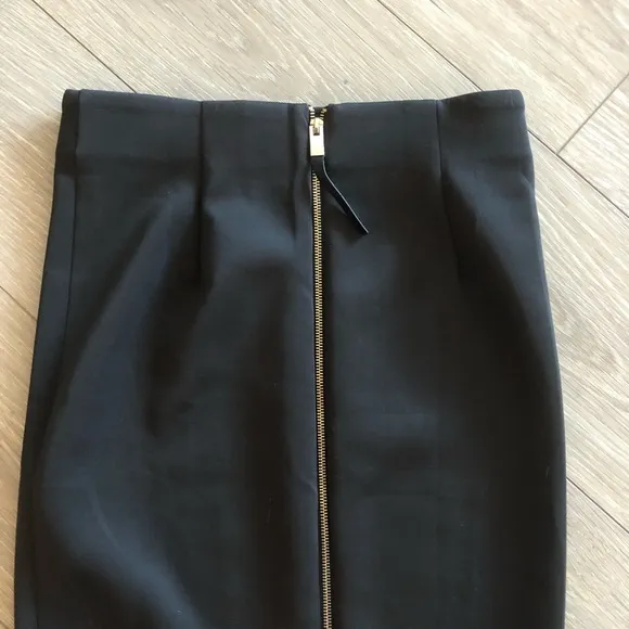 Catherine Malandrino Black Pencil Skirt Back Zip