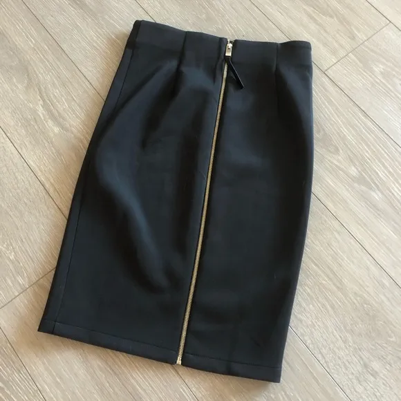 Catherine Malandrino Black Pencil Skirt Back Zip