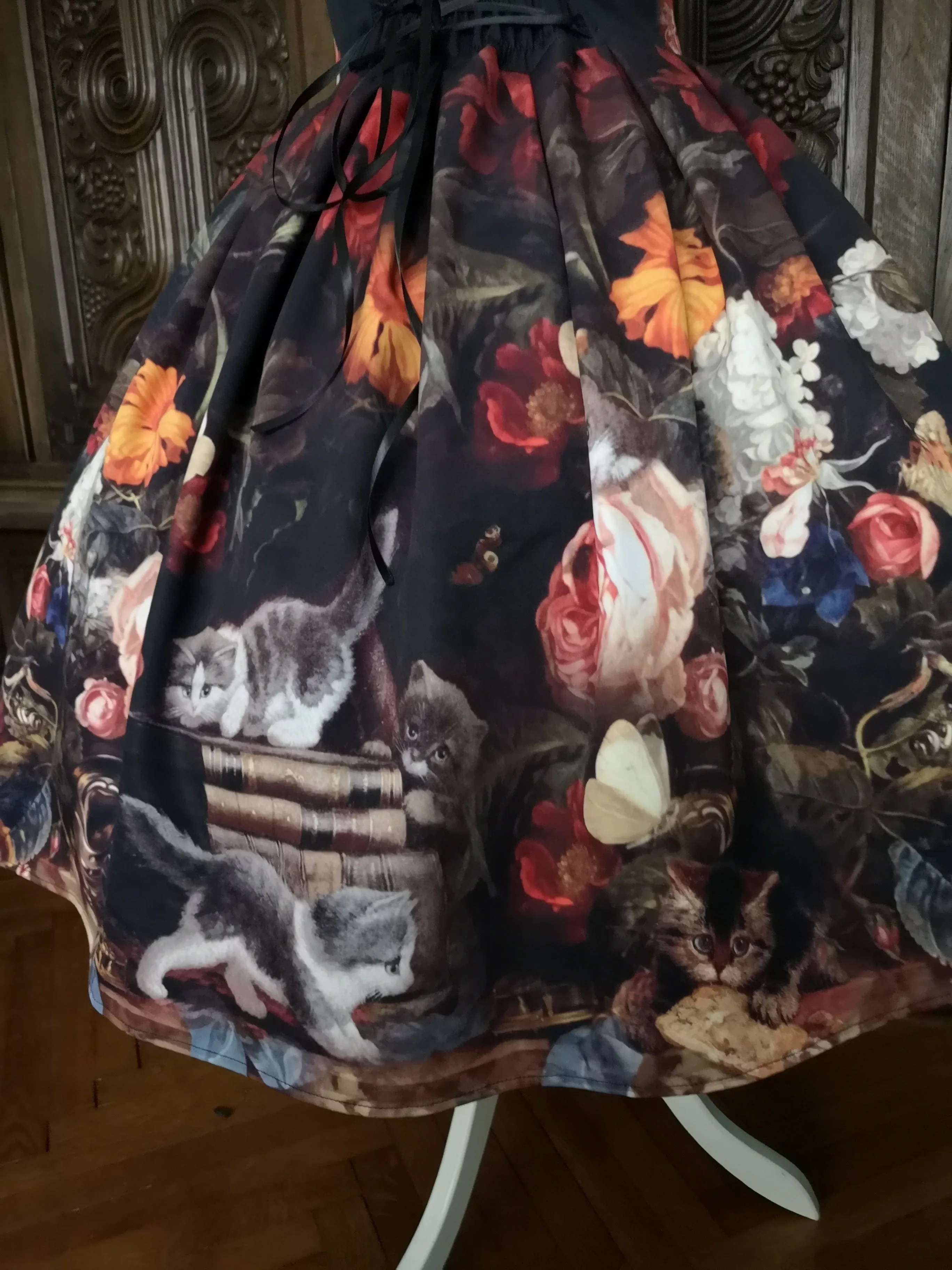 Cats In Flowers