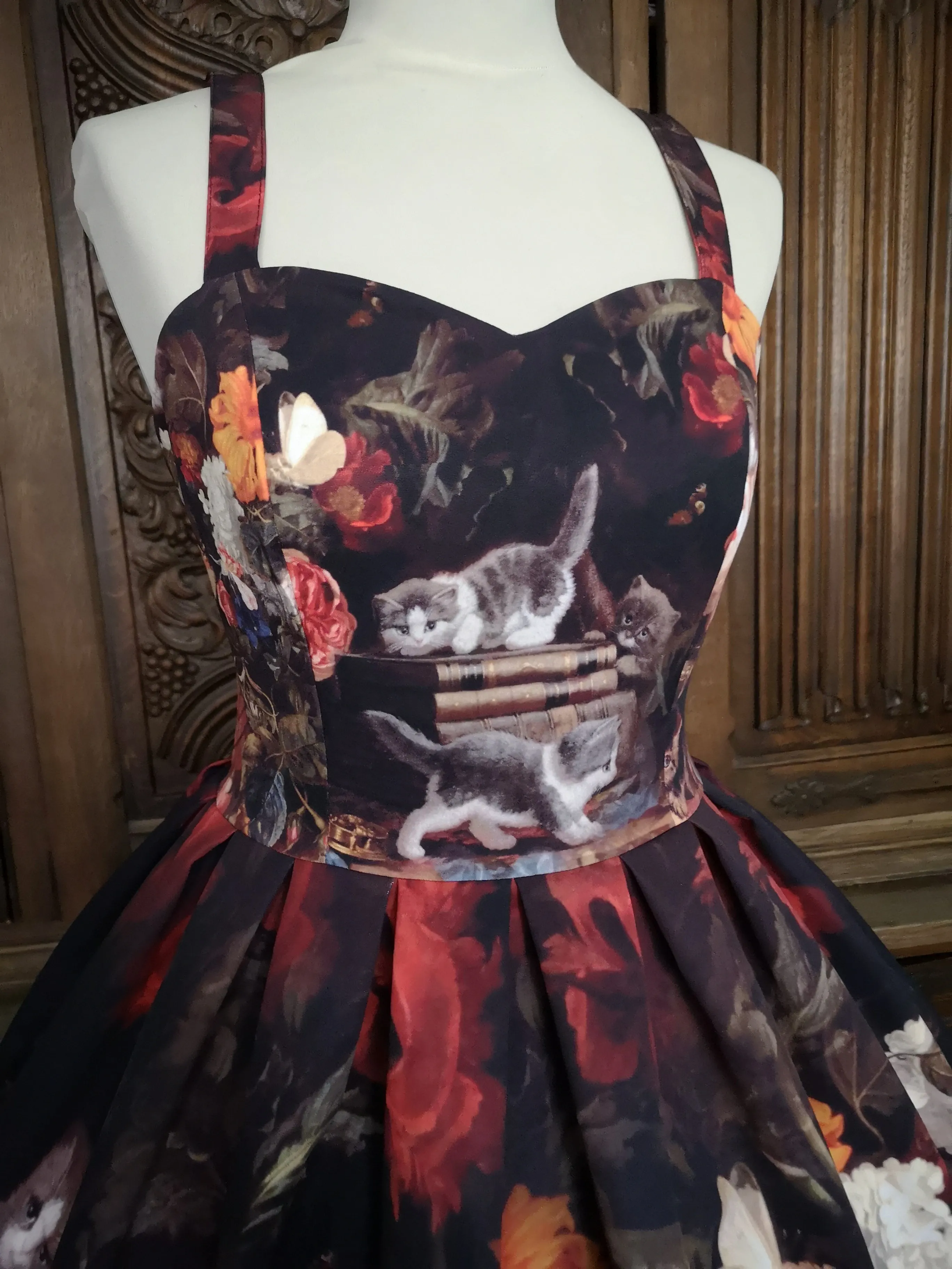 Cats In Flowers