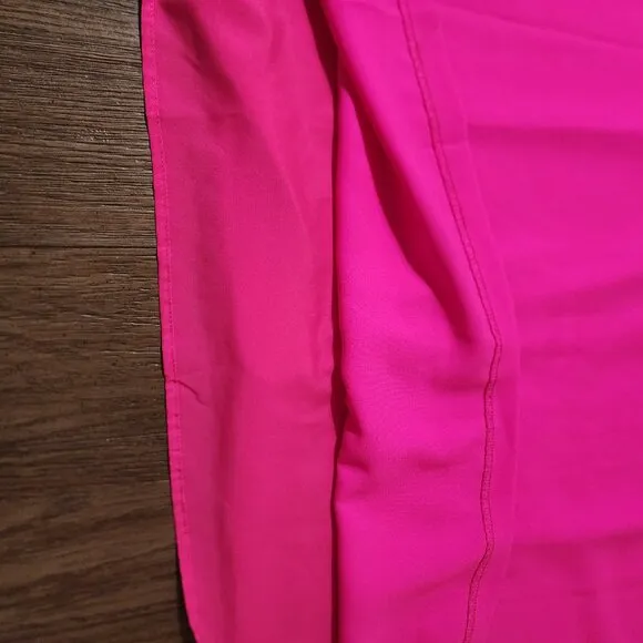 CeCe Tie-Sleeve Shift Dress NWT Hot Pink Size 24
