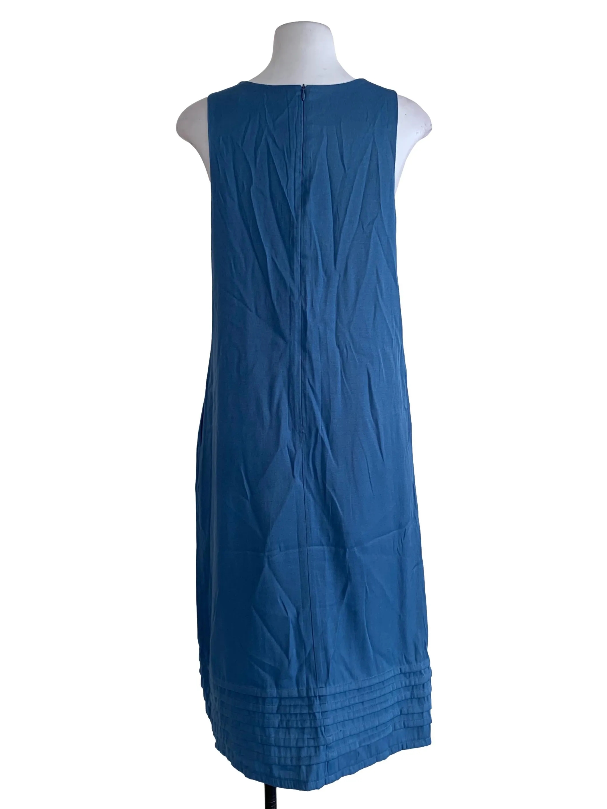 Cerulean Plain Shift Dress