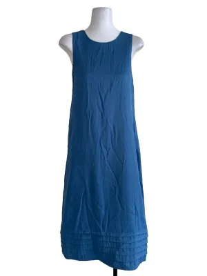 Cerulean Plain Shift Dress