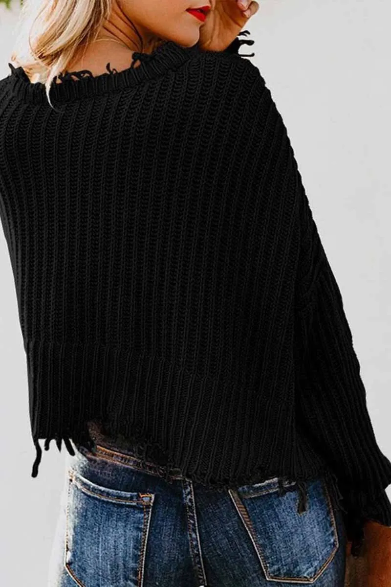 Chicindress V Neck Winter Knit Sweater 3 Colors