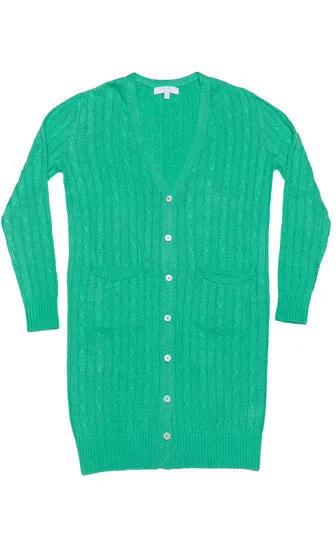 Classic Long Cable Sweater