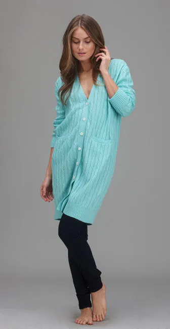Classic Long Cable Sweater