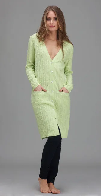 Classic Long Cable Sweater