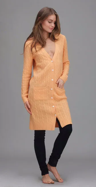 Classic Long Cable Sweater