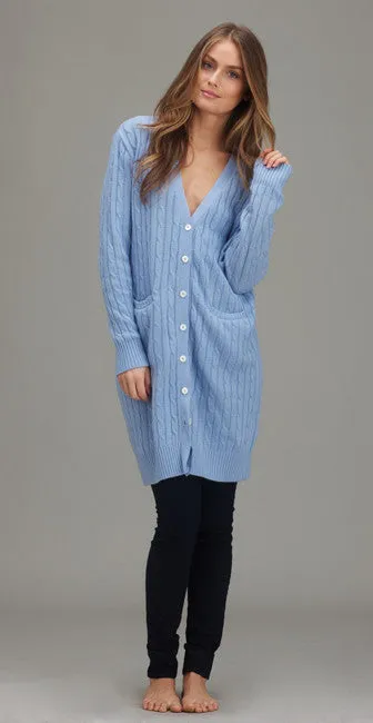 Classic Long Cable Sweater