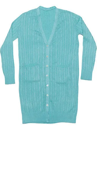 Classic Long Cable Sweater
