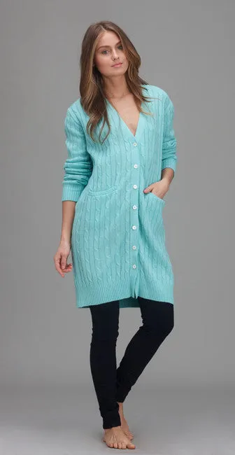Classic Long Cable Sweater