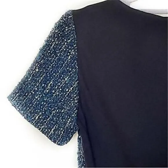 Club Monaco Andreah Tweed Boucle Trumpet Dress