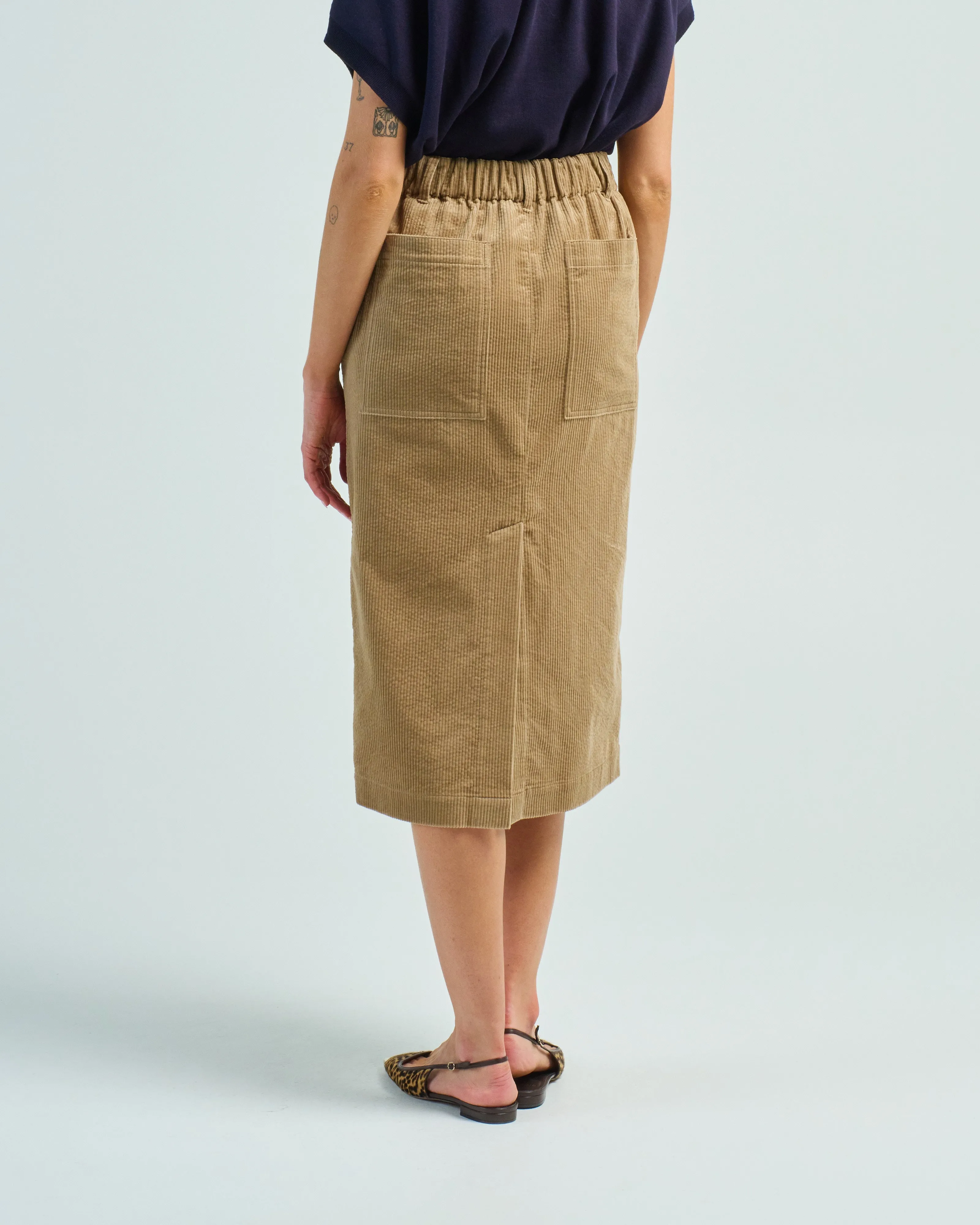 corduroy pencil skirt