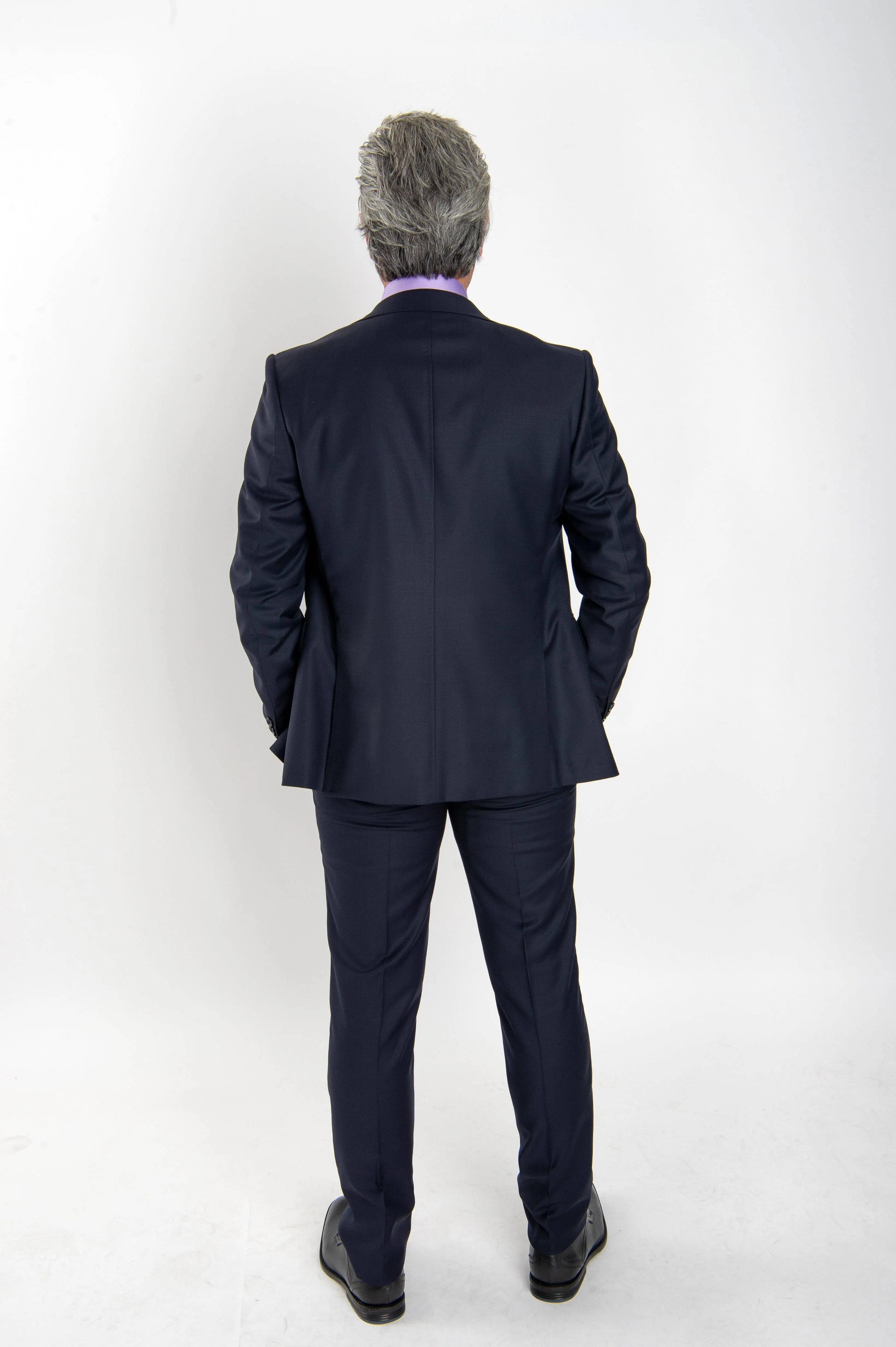 Cosiani Navy Slim Fit Wool Cashmere Suit