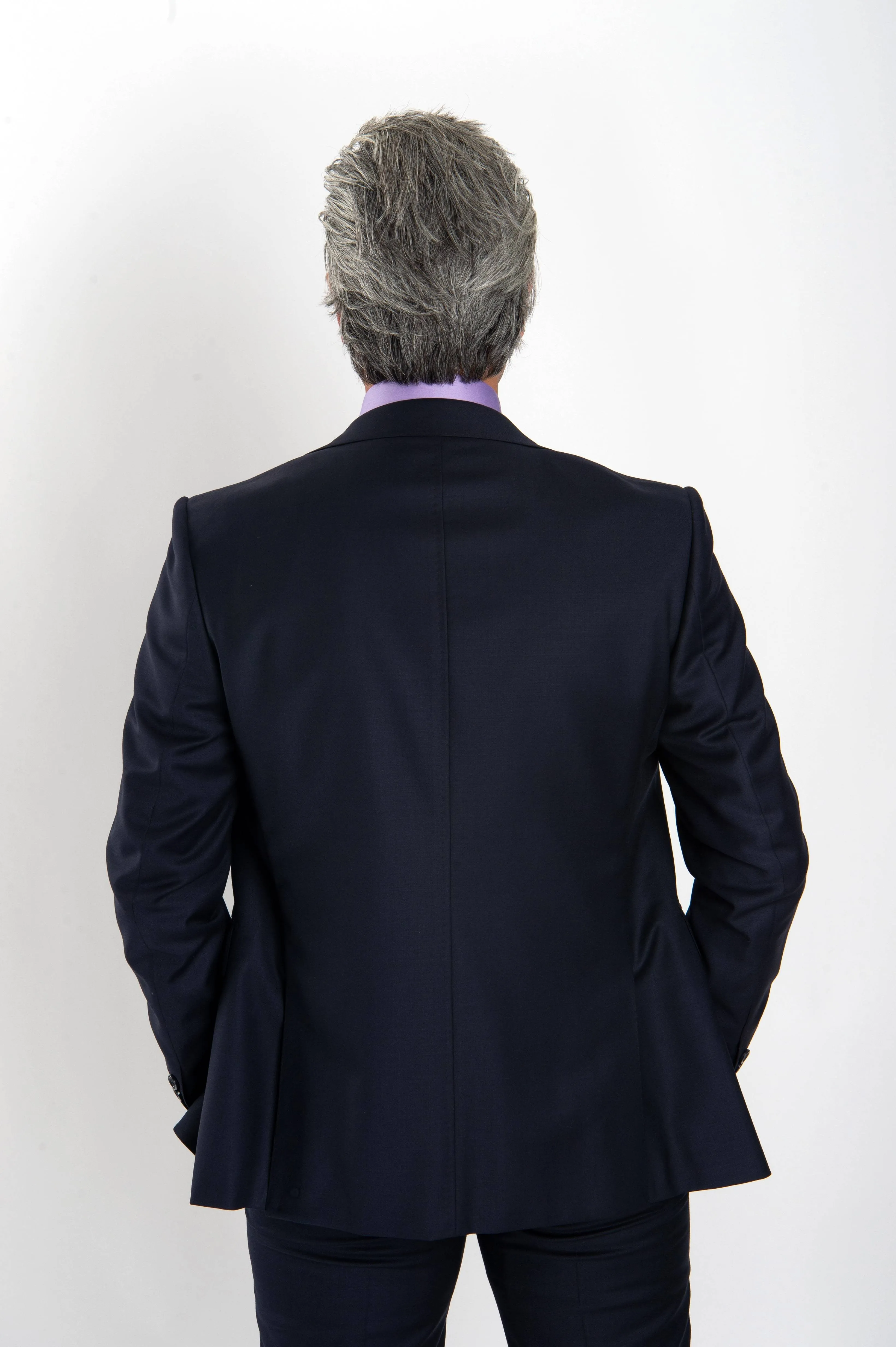 Cosiani Navy Slim Fit Wool Cashmere Suit