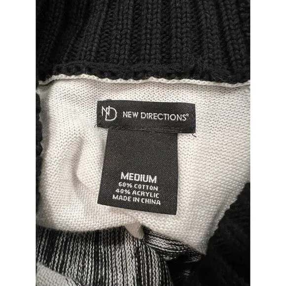 Cowl V-Neck Sweater by New Directions