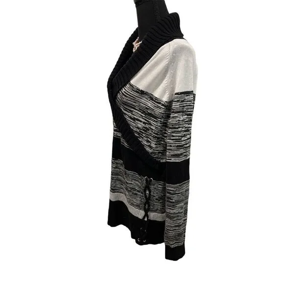 Cowl V-Neck Sweater by New Directions